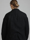 The Viridi-Anne Embroiderred Twill Double Layered Blazer