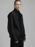 The Viridi-Anne Embroiderred Twill Double Layered Blazer