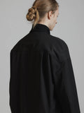 The Viridi-Anne Embroiderred Twill Double Layered Blazer