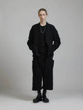 The Viridi-Anne Embroiderred Twill Double Layered Blazer