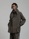 The Viridi-Anne Brushed Twill Jacket