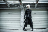 Dhygen Distressed Jacquard Single Rider Jacket