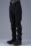 Dhygen Distressed Jacquard Twisted Curved Trousers