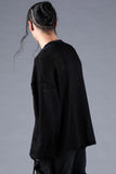 Dhygen Cotton Low Gauge Knit Cardigan Layered Pullover