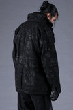 Dhygen Mottled Coated Denim Militarary Jacket