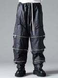 A.F Artefact Matte Coating Zip Wide Pants