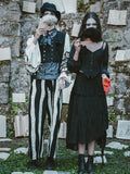 Archivio J.M. Striped Trousers With Suspenders