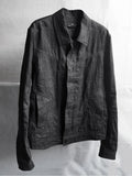 Blackmerle Trucker Jacket Ink Coat