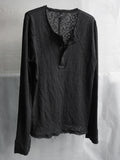 Blackmerle Henley Long Sleeve