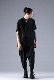Dhygen Silk Cotton Washer Double Opan Band Collar Half Sleeve Shirt