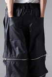 A.F Artefact Matte Coating Zip Wide Pants