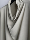Depression Grey Cowl Neck Top