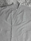 Depression Gray Kimono Blazer