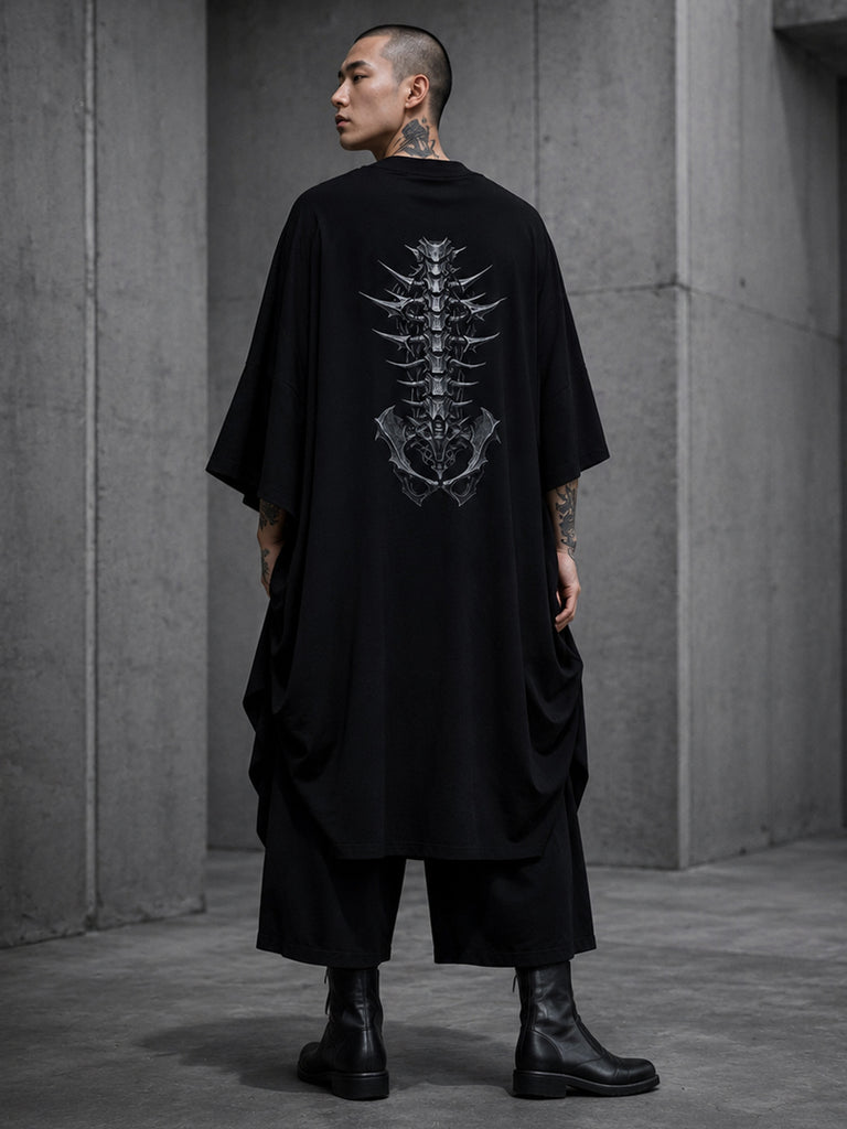 Depression Exoskeleton Oversize Long Tee