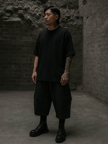Depression Geometric Baggy Pants