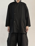 Depression Black Kimono Blazer