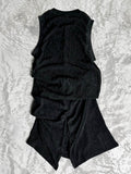 Depression Blackwood Adjustable Long Tank Top