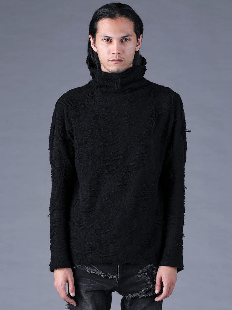 Dhygen Distressed Terry Balaclava T-shirt