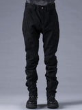 Dhygen Distressed Jacquard Twisted Curved Trousers