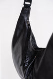 0.Hide Pleated Sling Bag