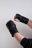 0.Hide Mitten Gloves Raw Wool