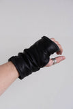 0.Hide Mitten Gloves Raw Wool