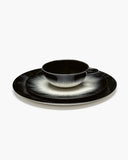 Serax Breakfast Plate M White/Black Var4 Dé