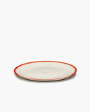 Serax Starter Plate L White/Red Var.2 Dé