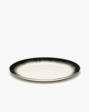 Serax Dinner Plate XL White/Black Var.4 Dé