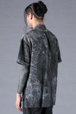 Dhygen Inkjet Print Open Collar Half Sleeve Shirt