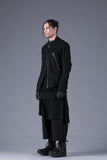Dhygen Distressed Jacquard Single Rider Jacket