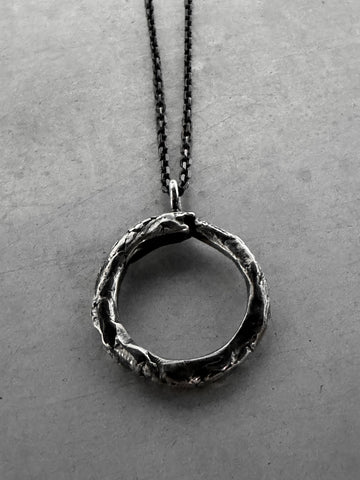 Gaspaard Hex Crowned Ourboros Necklace
