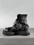 Guidi 525VPW Army Laced Up Patchwork Boots