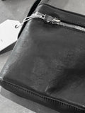Guidi C3 Zipped leather Crossbody Bag