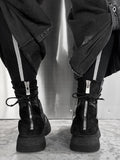 Guidi 525VPW Army Laced Up Patchwork Boots