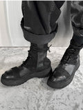 Guidi 525VPW Army Laced Up Patchwork Boots