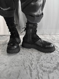 Guidi 525VPW Army Laced Up Patchwork Boots