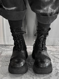 Guidi 525VPW Army Laced Up Patchwork Boots