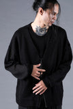 Dhygen Cotton Low Gauge Knit Cardigan Layered Pullover