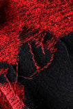 Dhygen Distressed Intarsia Knit Pullover