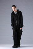 Dhygen Cotton Low Gauge Knit Cardigan Layered Pullover