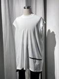 Rick Owens Luxor Tears Riboon Jumbo Sleeveless Tee