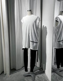 Rick Owens Luxor Tears Riboon Jumbo Sleeveless Tee