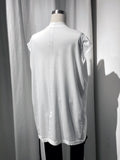 Rick Owens Luxor Tears Riboon Jumbo Sleeveless Tee
