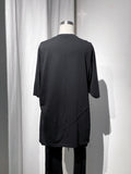 Rick Owens Luxor Penta Patchwork Seams Jumbo SS Tee