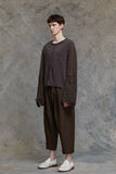 Ziggy Chen Collaged Wide Sleeves Long Tee