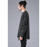 D.hygen Soft Cotton Jersey Side Zip T-shirt