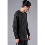 D.hygen Soft Cotton Jersey Side Zip T-shirt