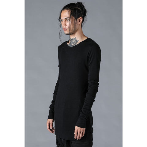 D.Hygen Modal Cotton Ribbed Rib Long Sleeve T-shirt