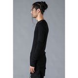 D.Hygen Modal Cotton Ribbed Rib Long Sleeve T-shirt